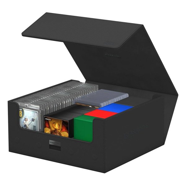 Ultimate Guard Treasurehive 90+ XenoSkin Monocolor Schwarz