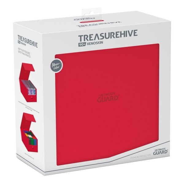 Ultimate Guard Treasurehive 90+ XenoSkin Monocolor Rot