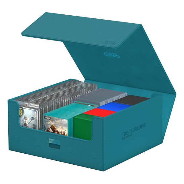 Ultimate Guard Treasurehive 90+ XenoSkin Monocolor Petrolblau