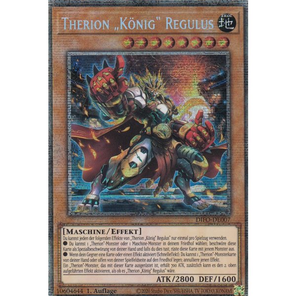 Therion &bdquo;K&ouml;nig&ldquo; Regulus (Starlight Rare) DIFO-DE007-Starlight-Rare