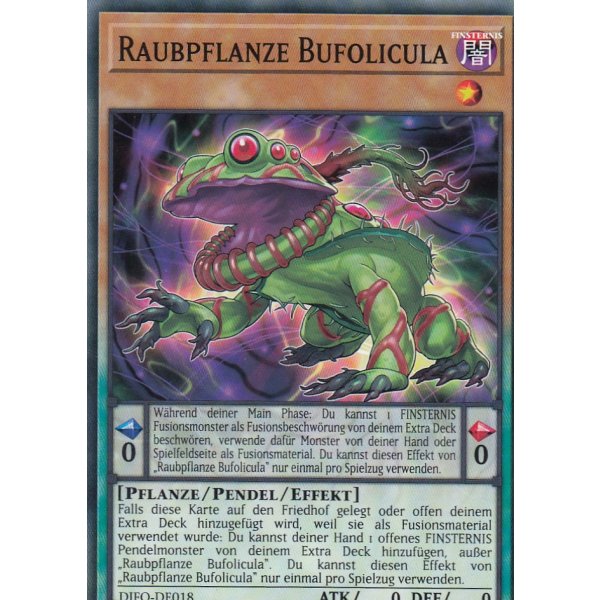 Raubpflanze Bufolicula DIFO-DE018