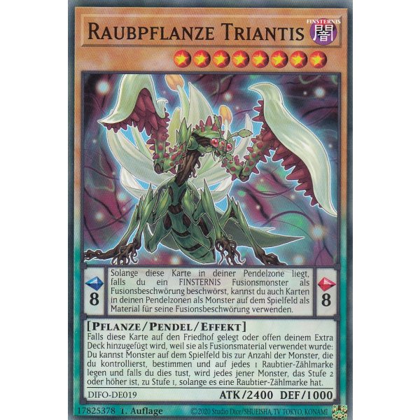 Raubpflanze Triantis DIFO-DE019