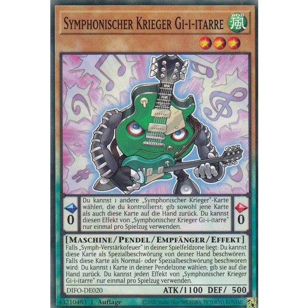 Symphonischer Krieger Gi-i-itarre DIFO-DE020