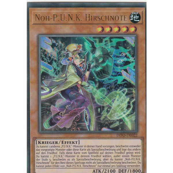 Noh-P.U.N.K. Hirschnote DIFO-DE022