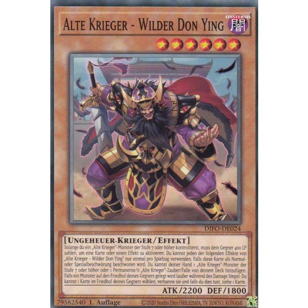 Alte Krieger - Wilder Don Ying DIFO-DE024