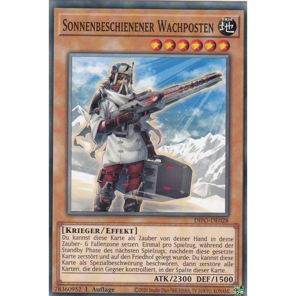 Sonnenbeschienener Wachposten DIFO-DE028
