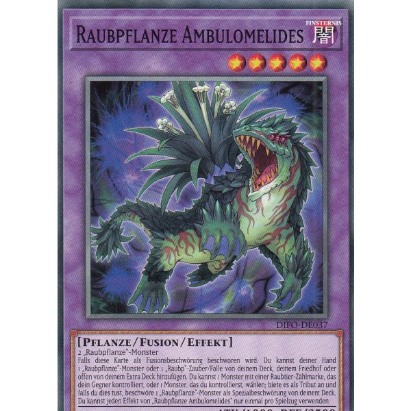 Raubpflanze Ambulomelides DIFO-DE037