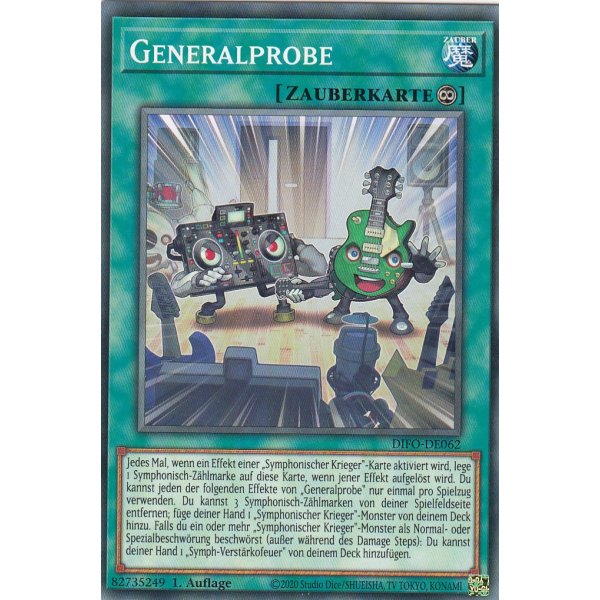 Generalprobe DIFO-DE062