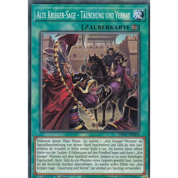 Alte Krieger-Sage - T&auml;uschung und Verrat DIFO-DE064