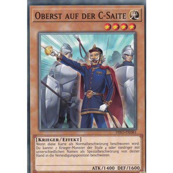 Oberst auf der C-Saite DIFO-DE081