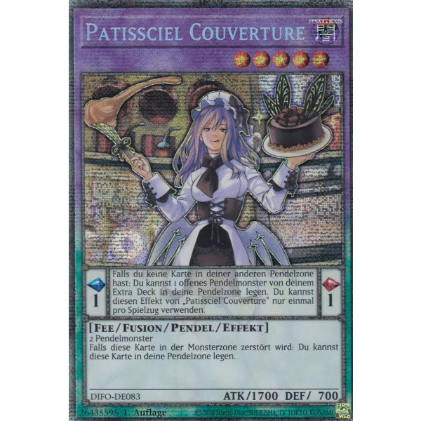 Patissciel Couverture (Starlight Rare) DIFO-DE083-Starlight-Rare