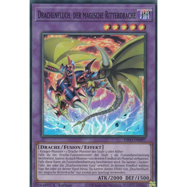 Drachenfluch, der magische Ritterdrache DIFO-DE097