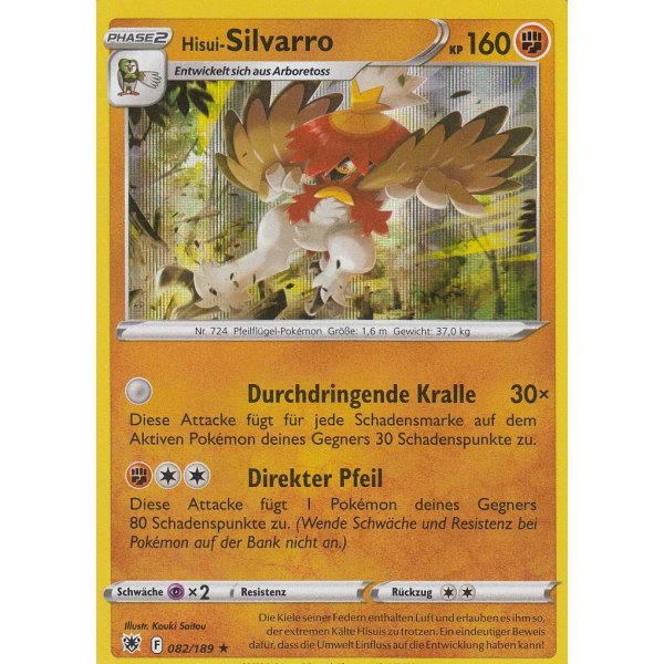 Hisui-Silvarro 082/189 HOLO