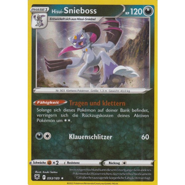 Hisui-Snieboss 093/189 HOLO