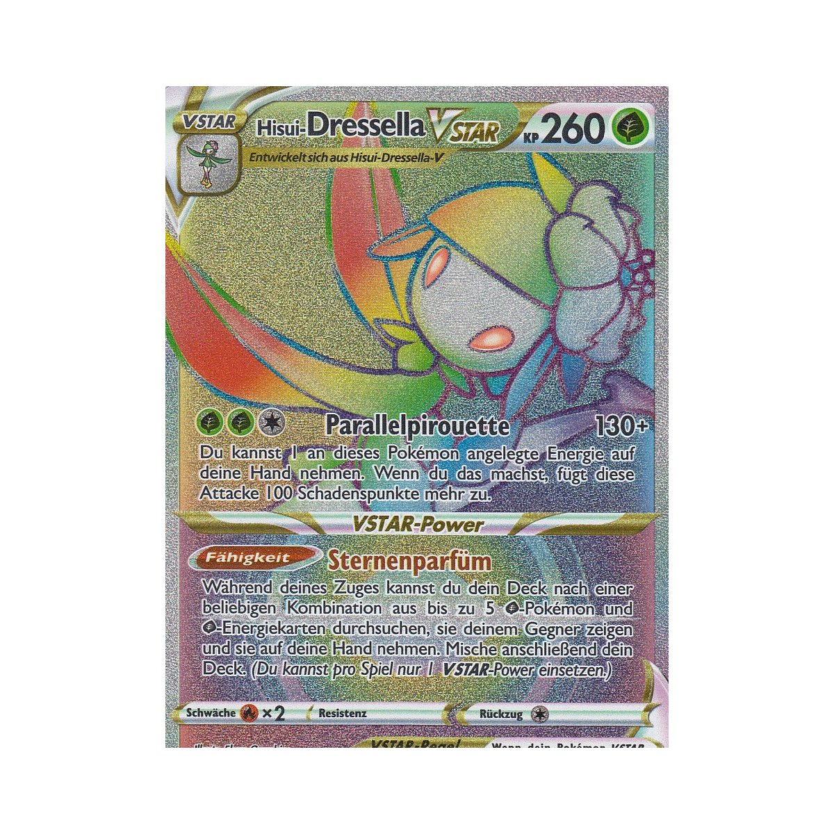 Hisui Dressella VSTAR 190 189 RAINBOW Astralglanz Pokemon Karte Kaufen