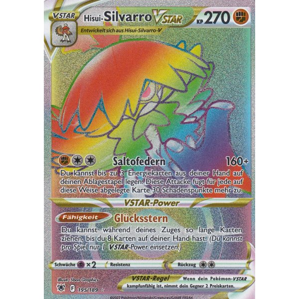 Hisui-Silvarro-VSTAR 195/189 RAINBOW
