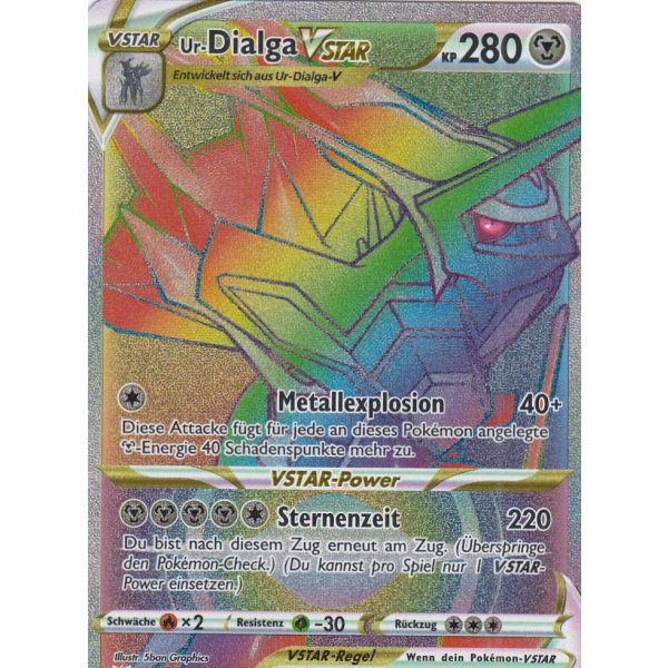Urform-Dialga-VSTAR 198/189 RAINBOW