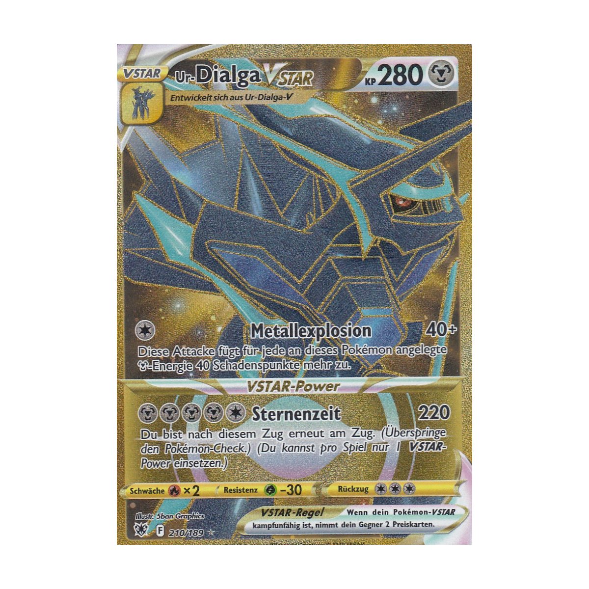 Urform Dialga VSTAR 210 189 Astralglanz Pokemon Karte Kaufen