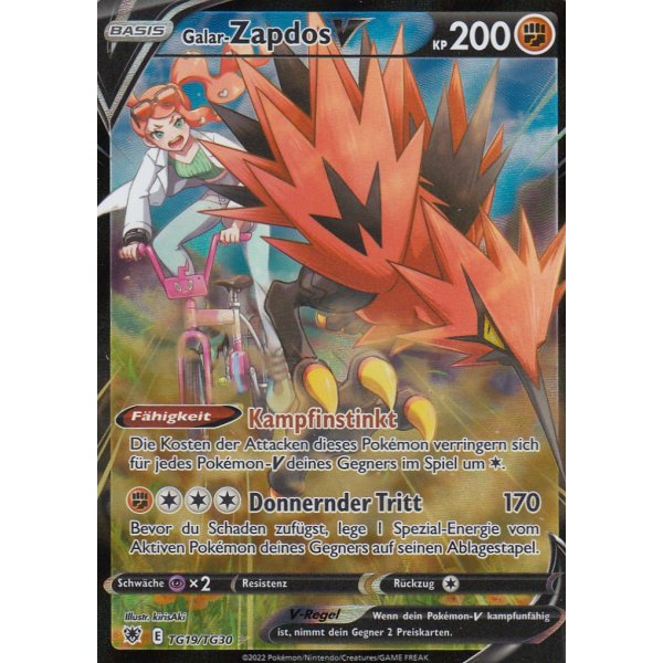Galar-Zapdos-V TG19/TG30