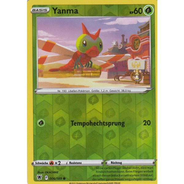 Yanma 006/189 REVERSE HOLO