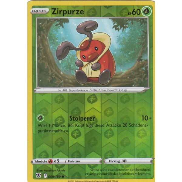 Zirpurze 009/189 REVERSE HOLO