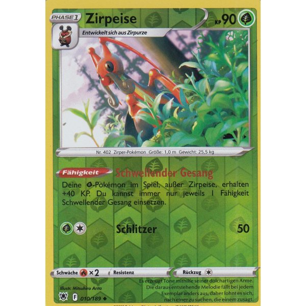 Zirpeise 010/189 REVERSE HOLO