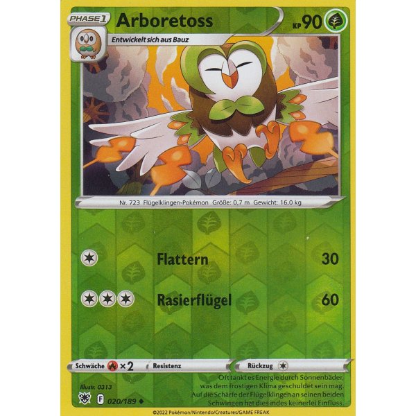 Arboretoss 020/189 REVERSE HOLO