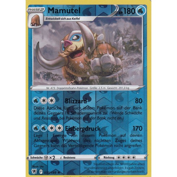 Mamutel 033/189 REVERSE HOLO