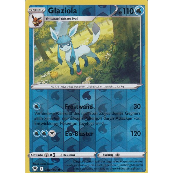 Glaziola 038/189 REVERSE HOLO