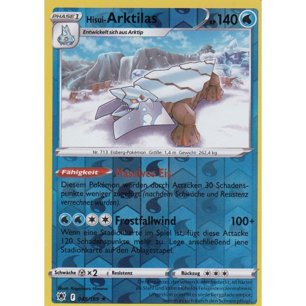 Hisui-Arktilas 048/189 REVERSE HOLO