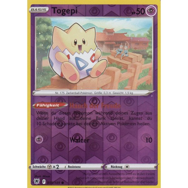 Togepi 055/189 REVERSE HOLO