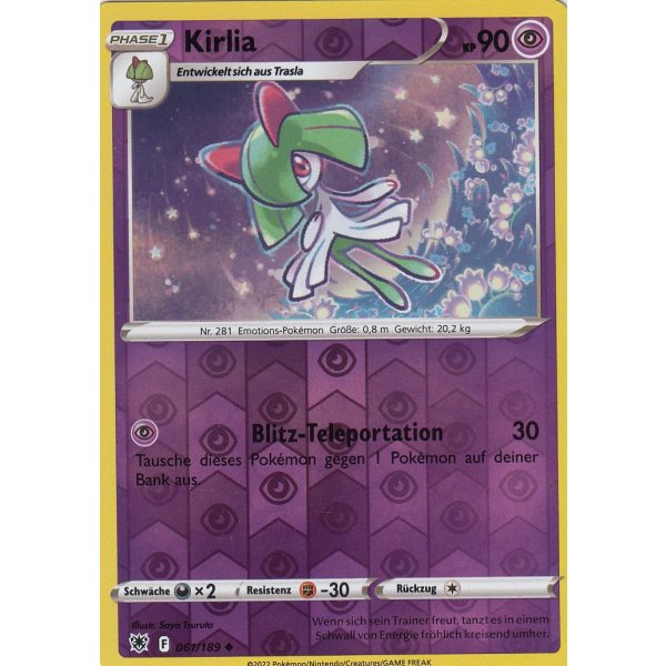 Kirlia 061/189 REVERSE HOLO