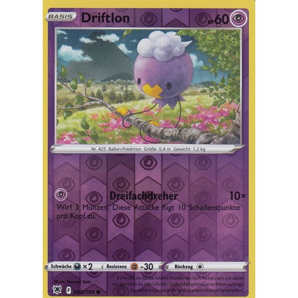 Driftlon 063/189 REVERSE HOLO