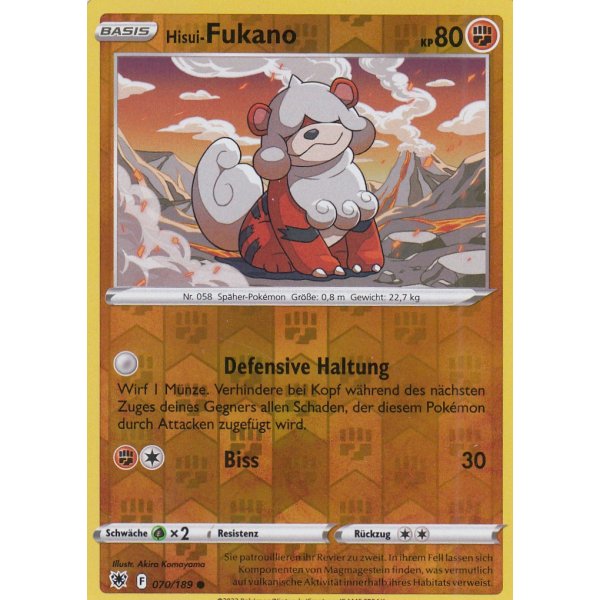 Hisui-Fukano 070/189 REVERSE HOLO