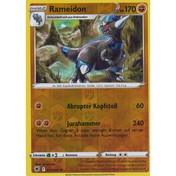 Rameidon 077/189 HOLO REVERSE HOLO