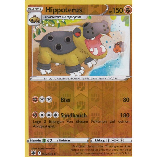 Hippoterus 080/189 REVERSE HOLO