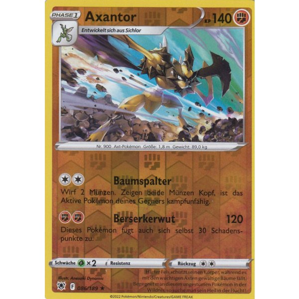 Axantor 086/189 HOLO REVERSE HOLO