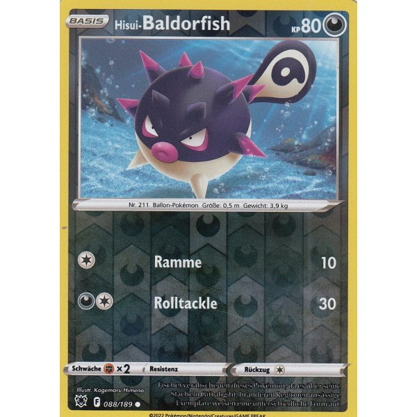 Hisui-Baldorfish 088/189 REVERSE HOLO