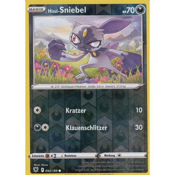 Hisui-Sniebel 092/189 REVERSE HOLO