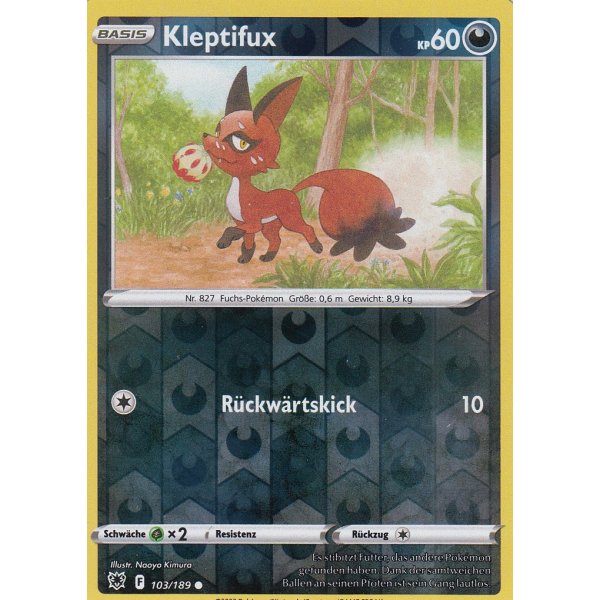 Kleptifux 103/189 REVERSE HOLO