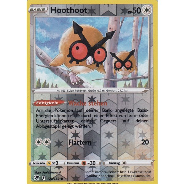 Hoothoot 120/189 REVERSE HOLO