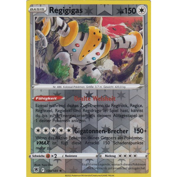 Regigigas 130/189 HOLO REVERSE HOLO Astralglanz Pokemon Karte kaufen