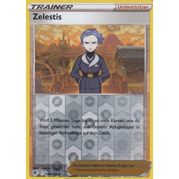 Zelestis 138/189 REVERSE HOLO