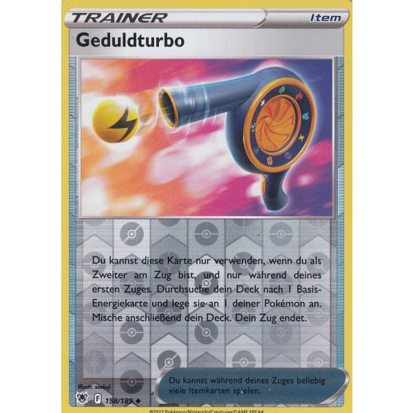 Geduldturbo 158/189 REVERSE HOLO