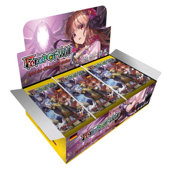 Force of Will Spiel der G&ouml;tter: Revolution Display (36 Booster) DE