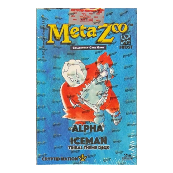 MetaZoo Cryptid Nation: Tribal Theme Deck - Alpha Iceman (2nd Edition)