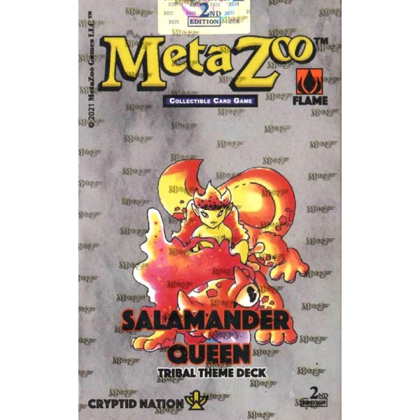 MetaZoo Cryptid Nation: Tribal Theme Deck - Salamander Queen (2nd Edition)