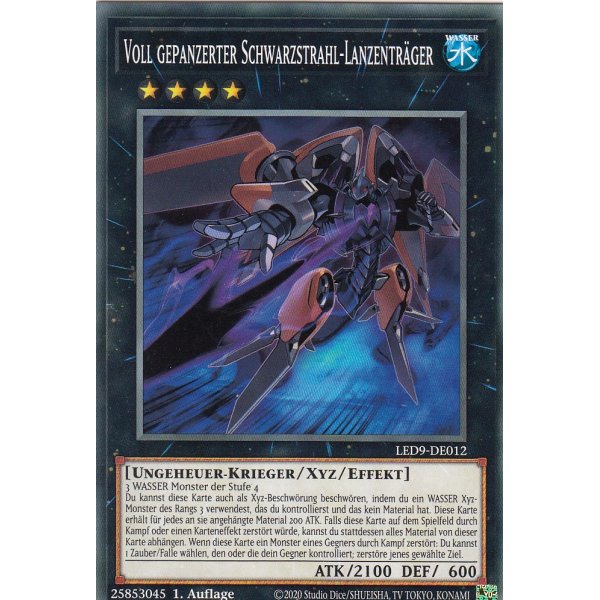 Voll gepanzerter Schwarzstrahl-Lanzentr&auml;ger LED9-DE012