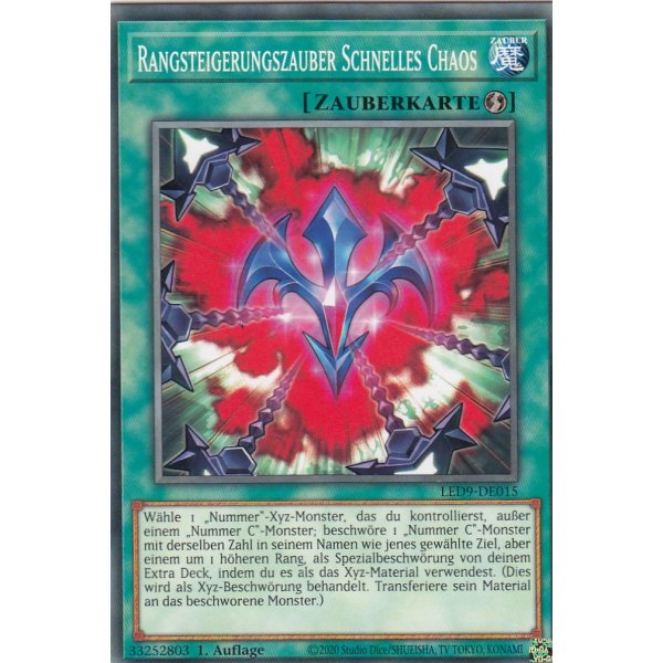 Rangsteigerungszauber Schnelles Chaos LED9-DE015