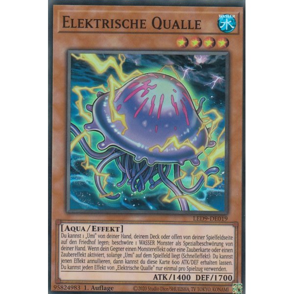 Elektrische Qualle LED9-DE019